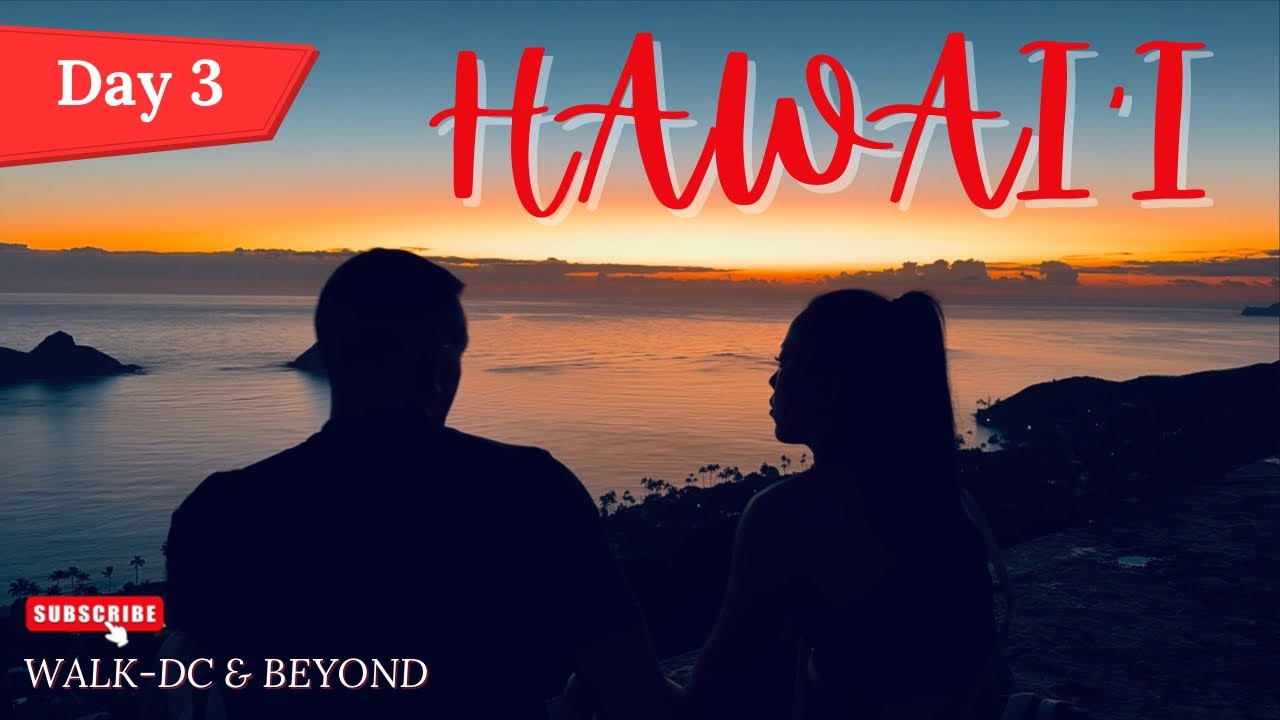 HAWAII DAY 3 🌺 Sunrise at Lanikai Pillbox + Shark’s Cove Snorkeling & Famous North Shore Shrimp!