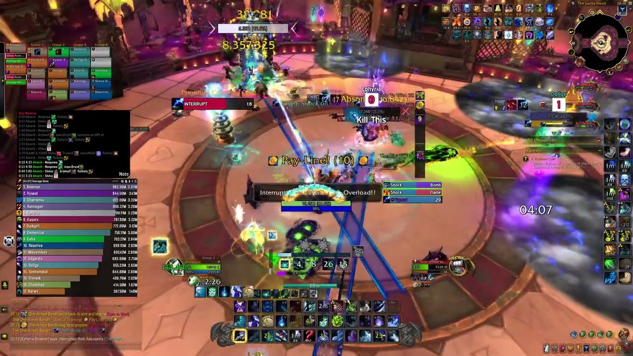 WOW Bad Alts vs Mythic One-Armed Bandit - Frost Mage POV