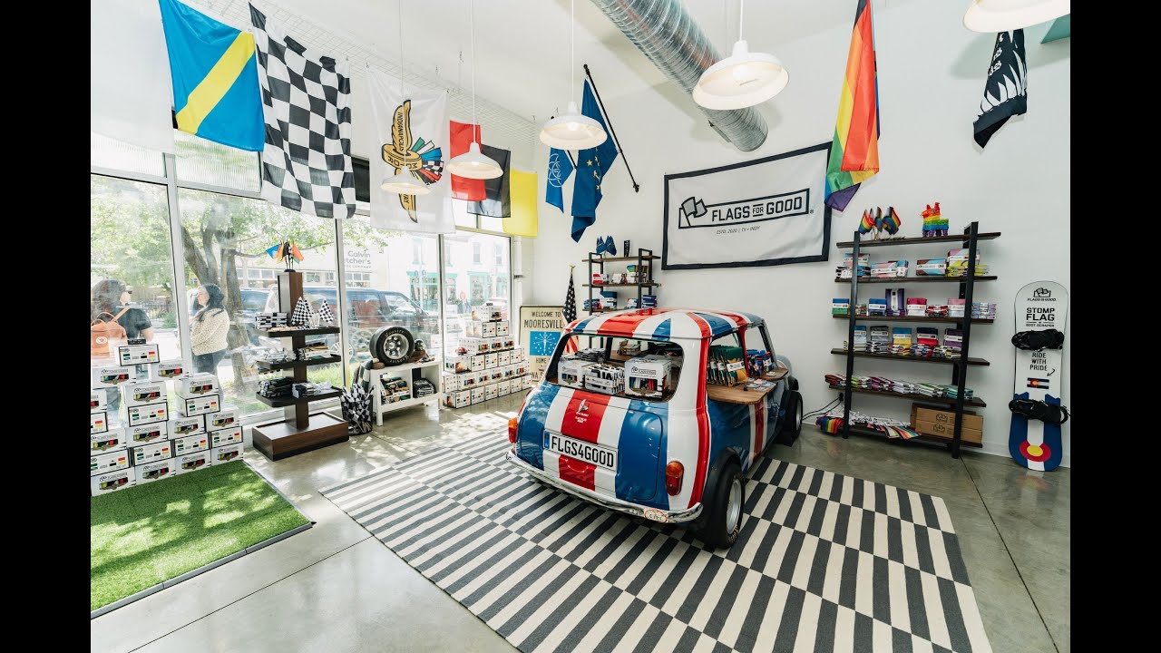 Flags For Good Ribbon Cutting