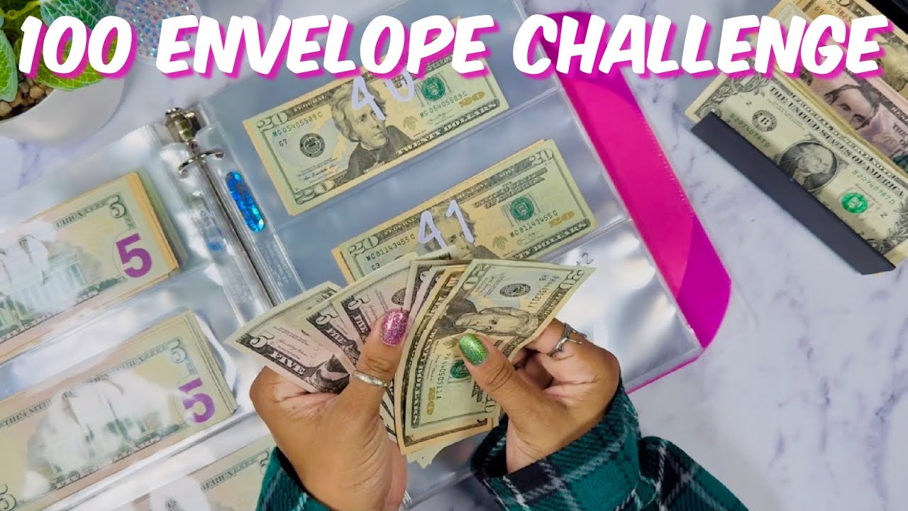 SAVINGS CHALLENGES | 100 ENVELOPE SAVINGS CHALLENGE | CASH STUFFING | CASH ENVELOPES | CASH BINDERS
