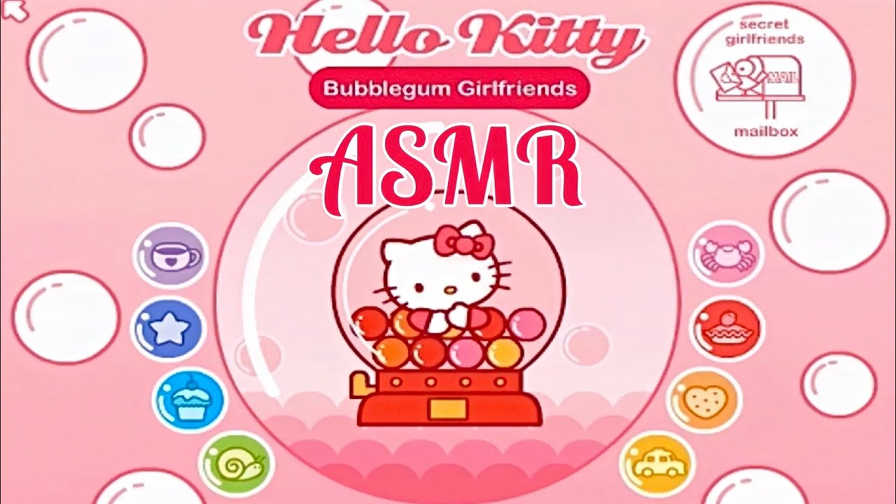 ASMR | Hello Kitty Bubblegum Girlfriends | CD-ROM