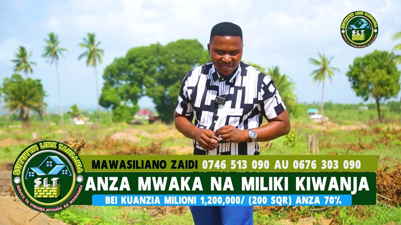 TANGAZO LA VIWANJA VIKINDU VIANZI BEI NAFUU TSH 1,200,000/= TU.