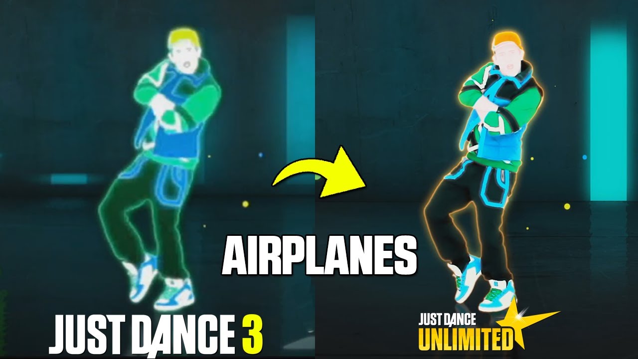 JUST DANCE COMPARISON - AIRPLANES | JD3 x JDU