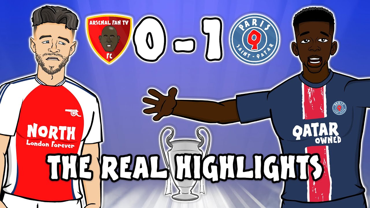 ARSENAL 0-1 PSG - the REAL highlights😂 (Champions League Semi-Final 2025)