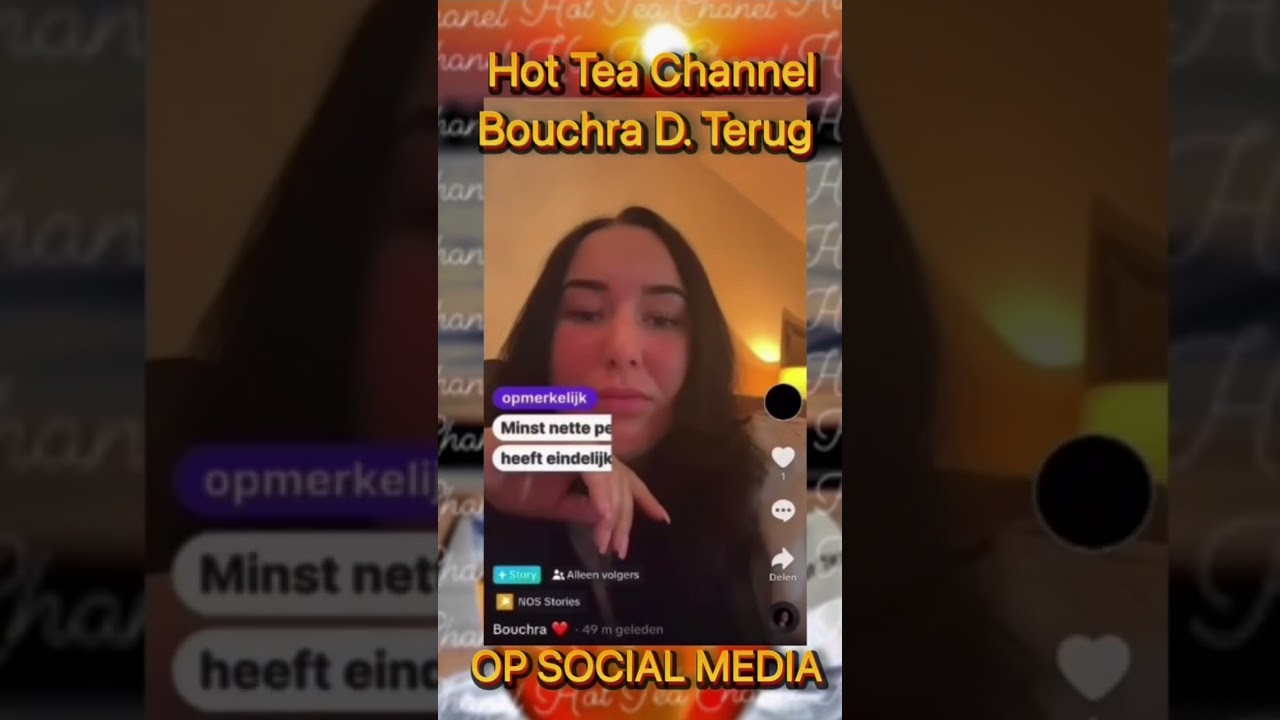 BOUCHRA D. ZUS van ANOUK TERUG OP SOCIAL MEDIA.