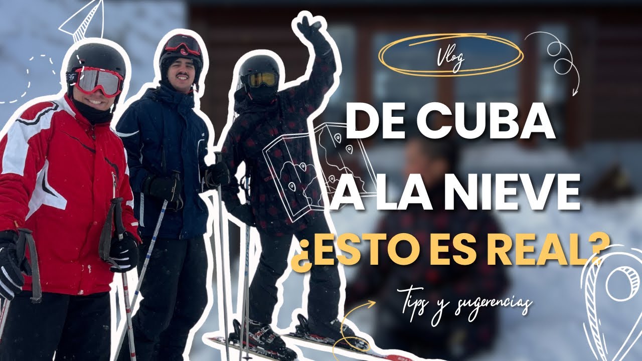 Nuestra PRIMERA VEZ en la NIEVE ❄️ | Cubanos viviendo algo impensable