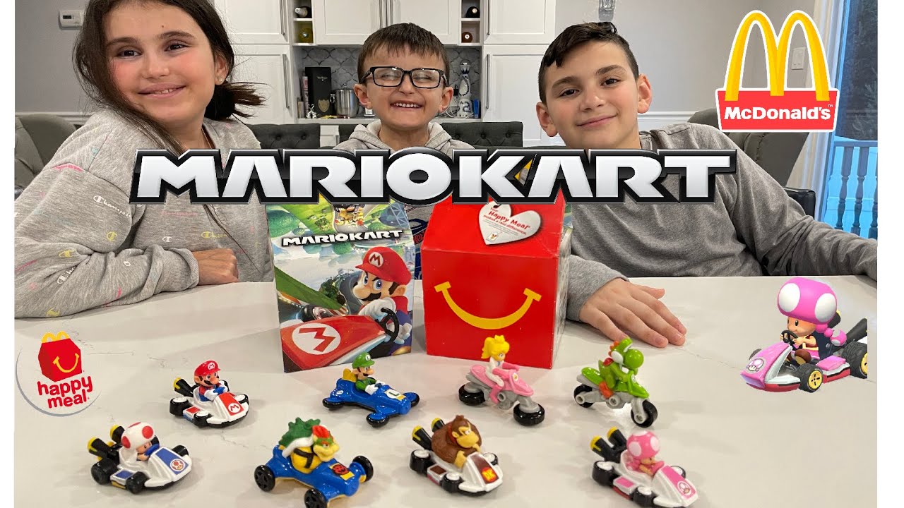MarioKart McDonald’s Happy Meal Toys! All 8! March 2022!
