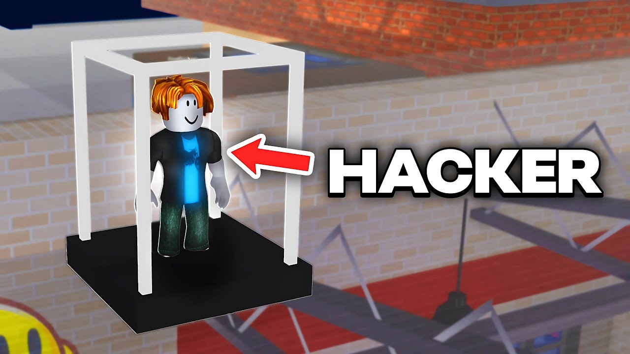 Издевательства над хакерами с помощью команд администратора в Roblox Fight In A School