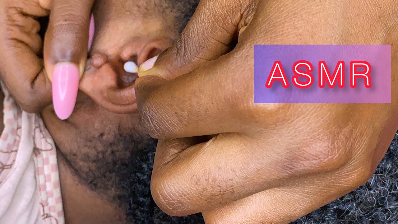 ASMR | Light scratching and pampering | Ear cleaning to make you sleep #asmrvideo