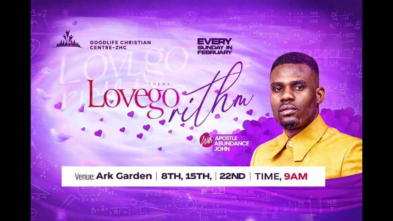 SUNDAY SERVICE (LOVEGORITHM)  - LIVE WITH APOSTLE ABUNDANCE JOHN 08|02|2026