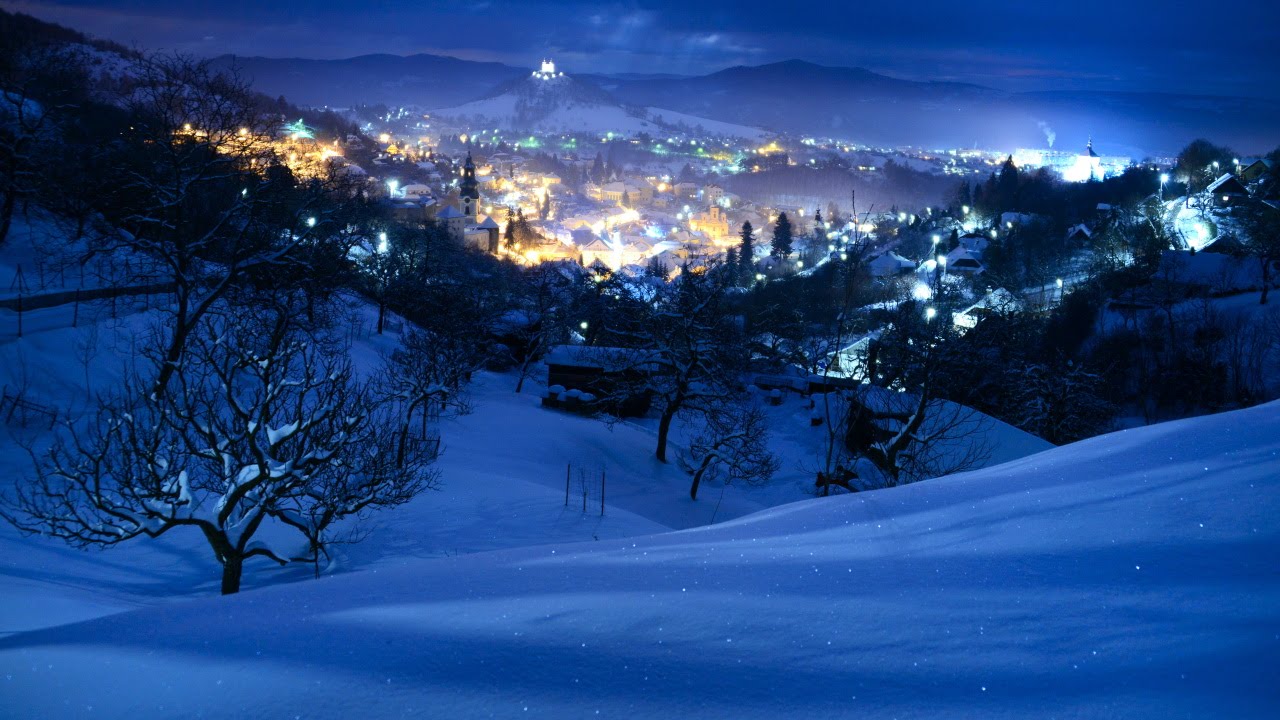 Winter Day in Banská Štiavnica -Ultra HD, 4K