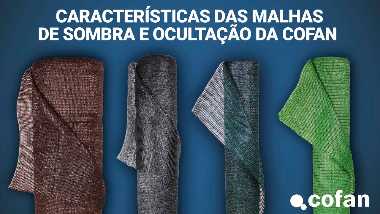 Caracter&iacute;sticas das malhas de sombra e oculta&ccedil;&atilde;o da Cofan | Rede de sombra Cofan