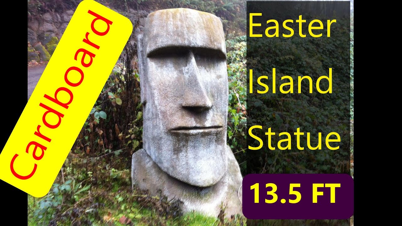 How to make a large Easter Island Statue