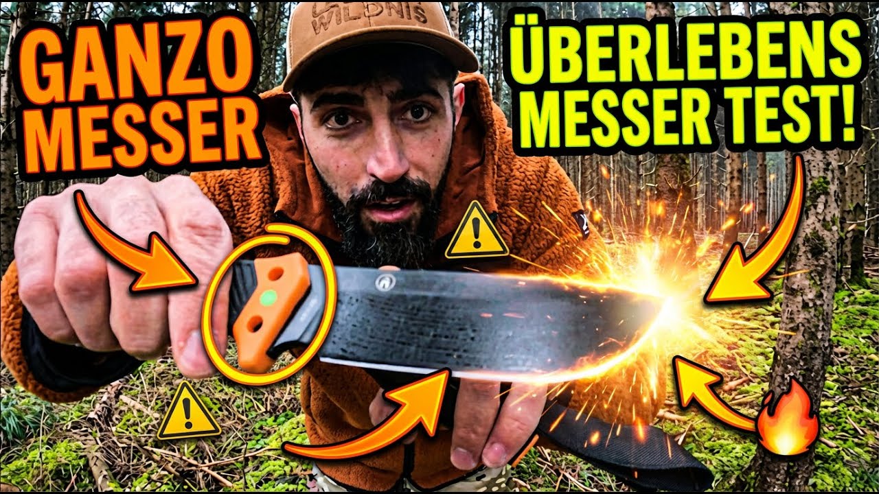 GANZO G8012 im HÄRTETEST - Dieses Messer überrascht JEDEN! 🔪