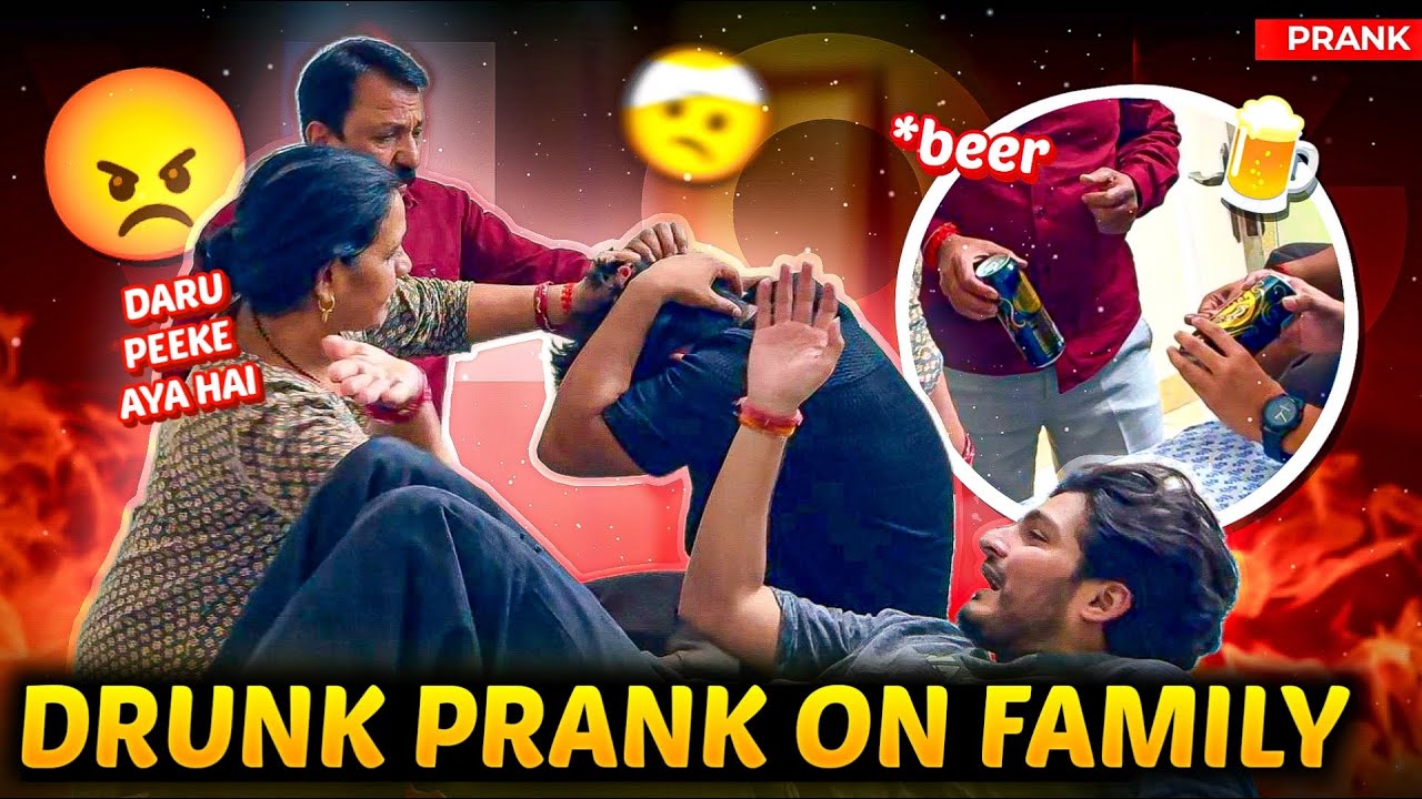 Drunk prank on family during Navratri 🤒⚡️