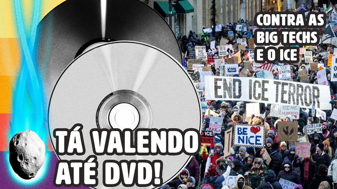AMERICANOS FAZEM PROTESTOS CONTRA AS BIG TECHS E O ICE DE TRUMP USANDO ATÉ DVDS | PLANTÃO