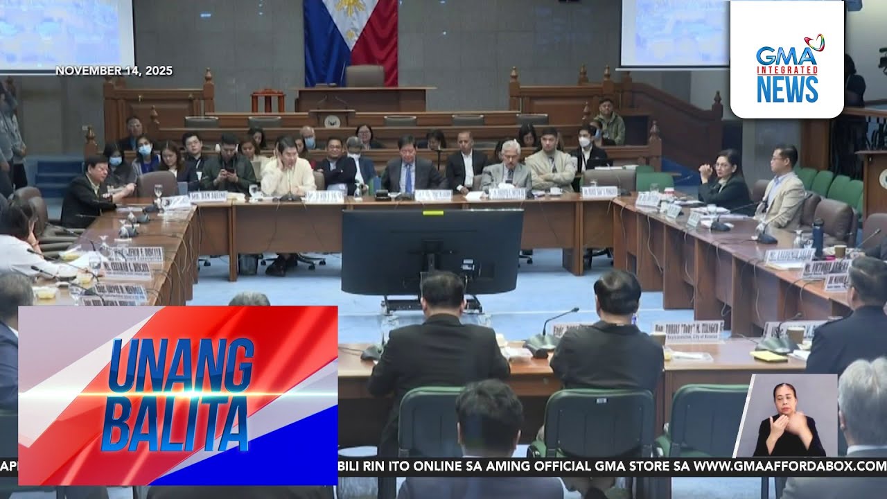 Pagdinig ng Senate Blue Ribbon Committee kaugnay sa flood control projects,... | Unang Balita