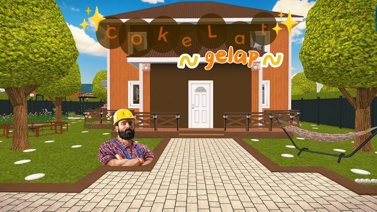 Cokelat gelap di House Flipper Mobile Decoration 190