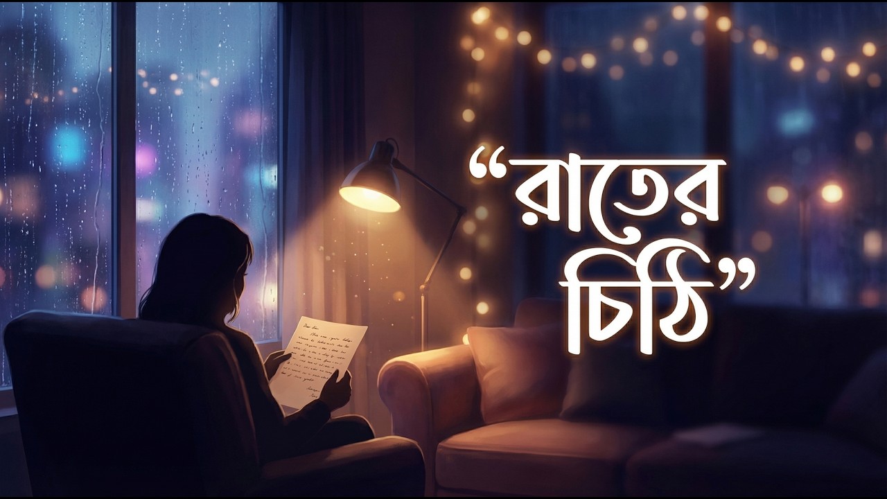 রাতের চিঠি 🌙 | Bangla Lofi Song | Late Night Chill & Study Vibes