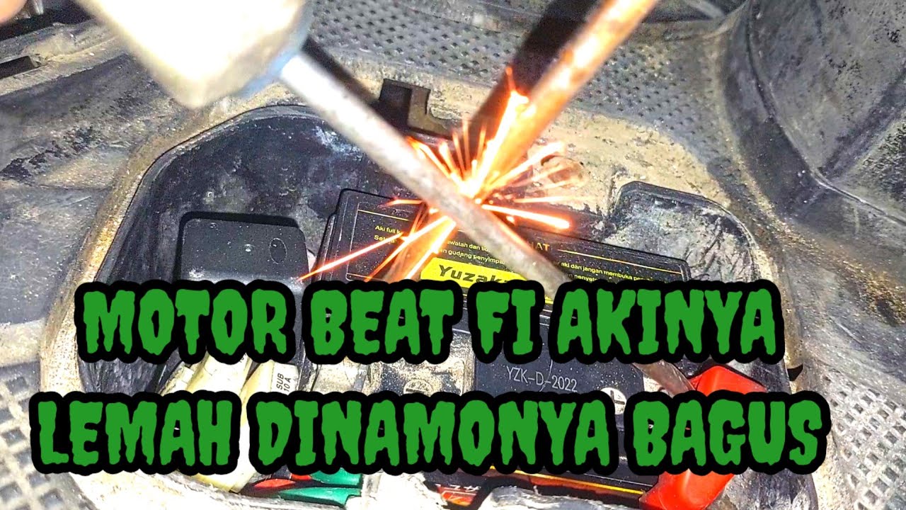 MOTOR BEAT FI TIDAK BISAH STATER TANGAN