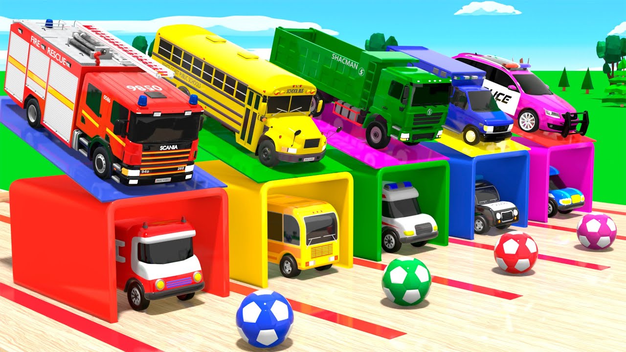 Ten in the Bed Song – Cars Competition | Baby Nursery Rhymes & Kids Songs