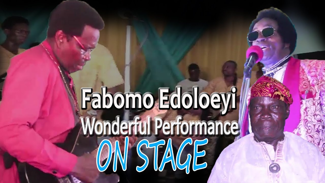 FABOMO EDOLOEYI WONDERFUL PERFORMANCE ON STAGE, with Sir VICTOR UWAIFO