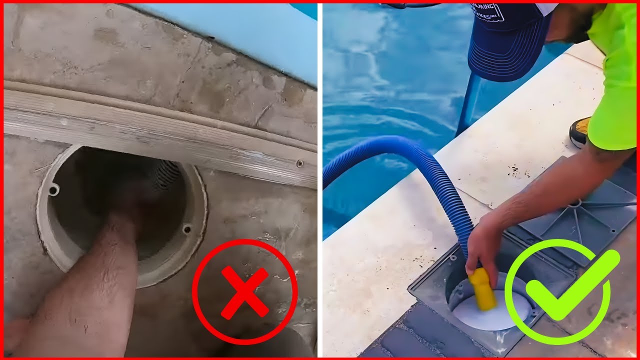 5 ERRORES que los due&ntilde;os de piscina cometen al aspirar su piscina