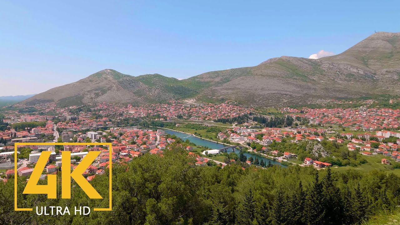 Виртуальная прогулка в 4K 60fps - Требине, Босния и Герцеговина