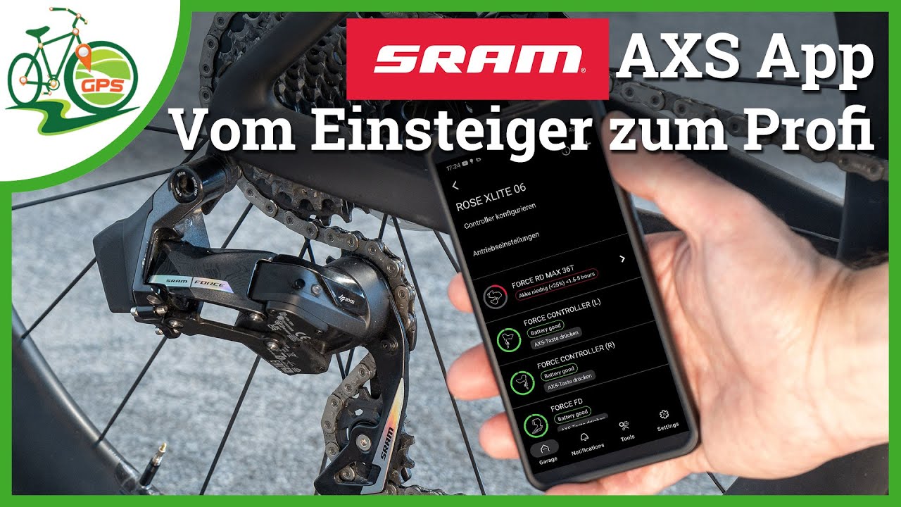 SRAM AXS App 📱 Schaltung konfigurieren, Tasten einstellen, MicroAdjust & Co erklärt