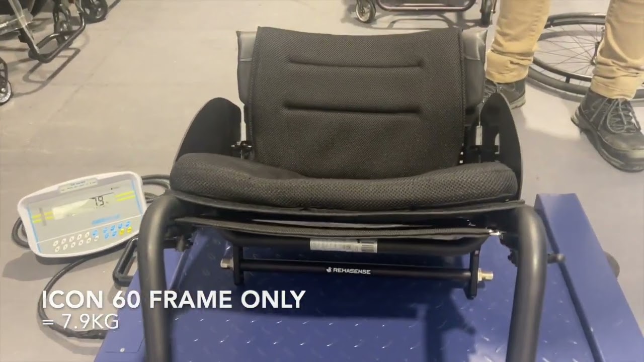Icon 60 Wheelchair Weight | Frame with and without wheels