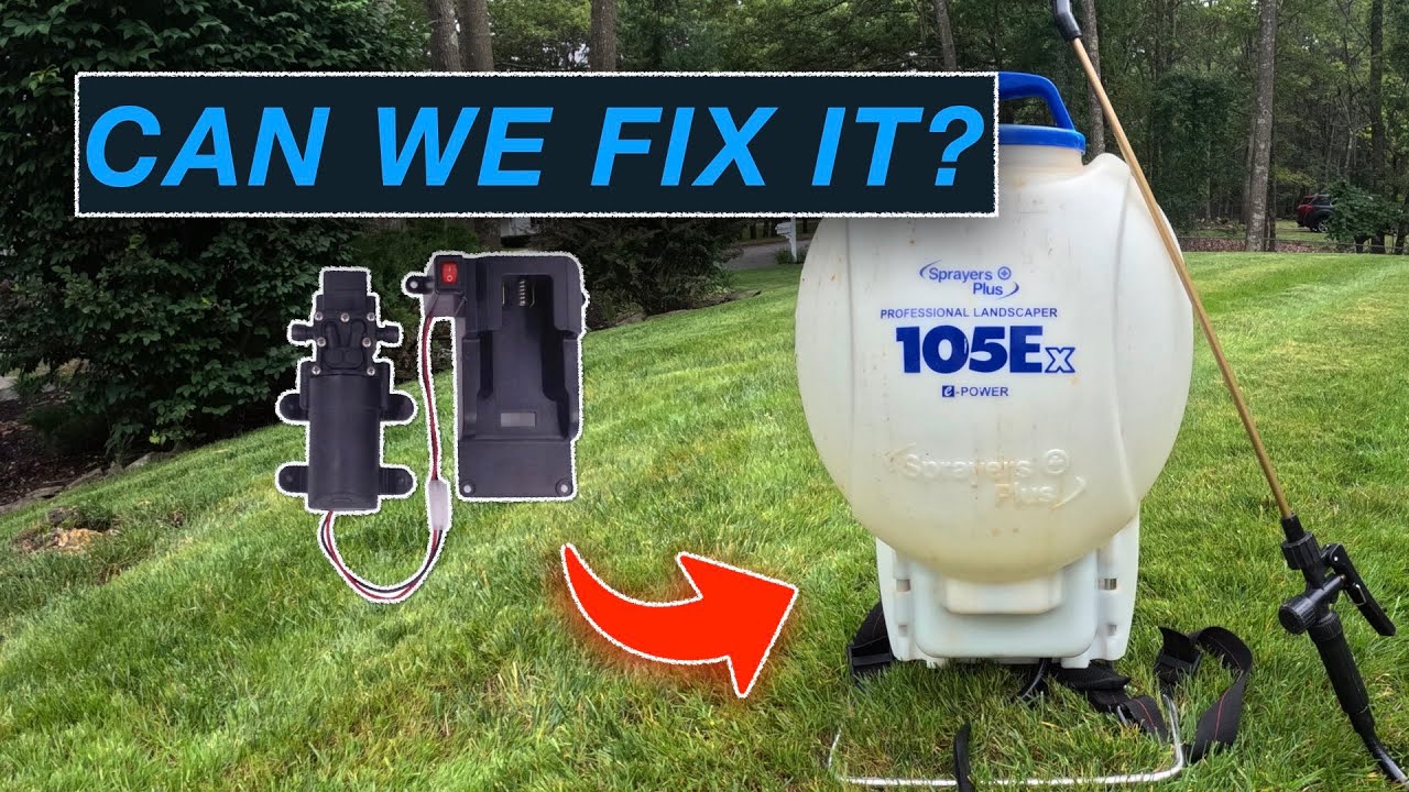 SPRAYERS PLUS 105EX BACKPACK SPRAYER | PUMP REPLACEMENT