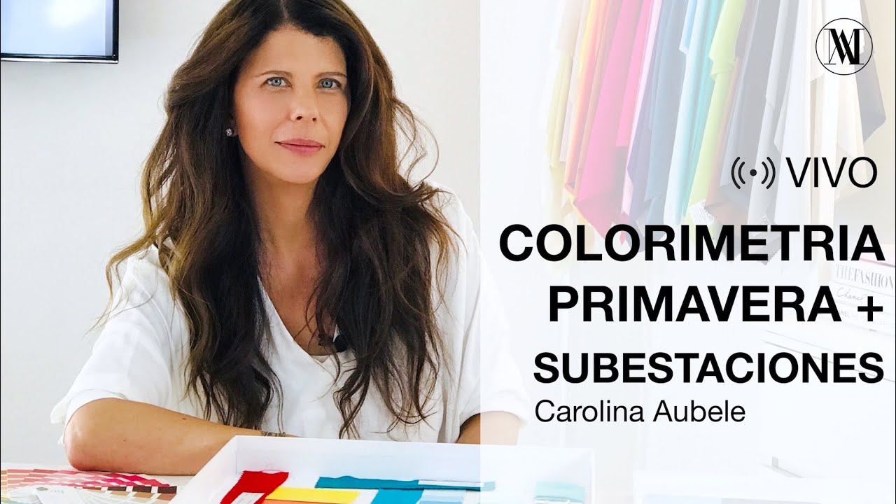 Colorimetría primavera y sus subestaciones - Vivo por Carolina Aubele
