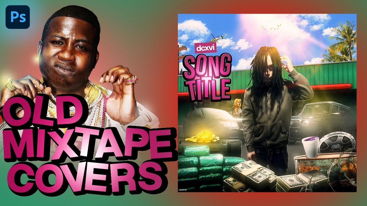 Mixtape Cover Art Tutorial (Old Gucci Mane Style) PART 3 FOR DCXVI