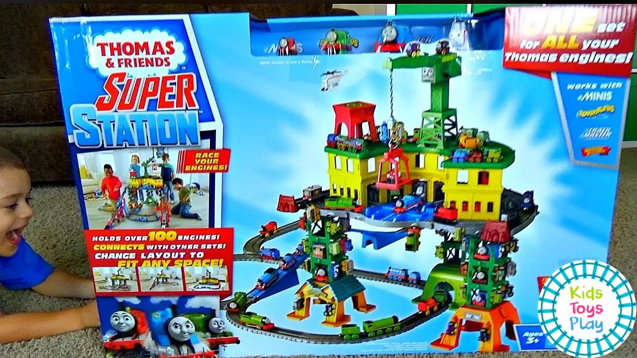 Thomas and Friends Super Station | Playing with Trains | Super Station for Thomas Trains for Kids