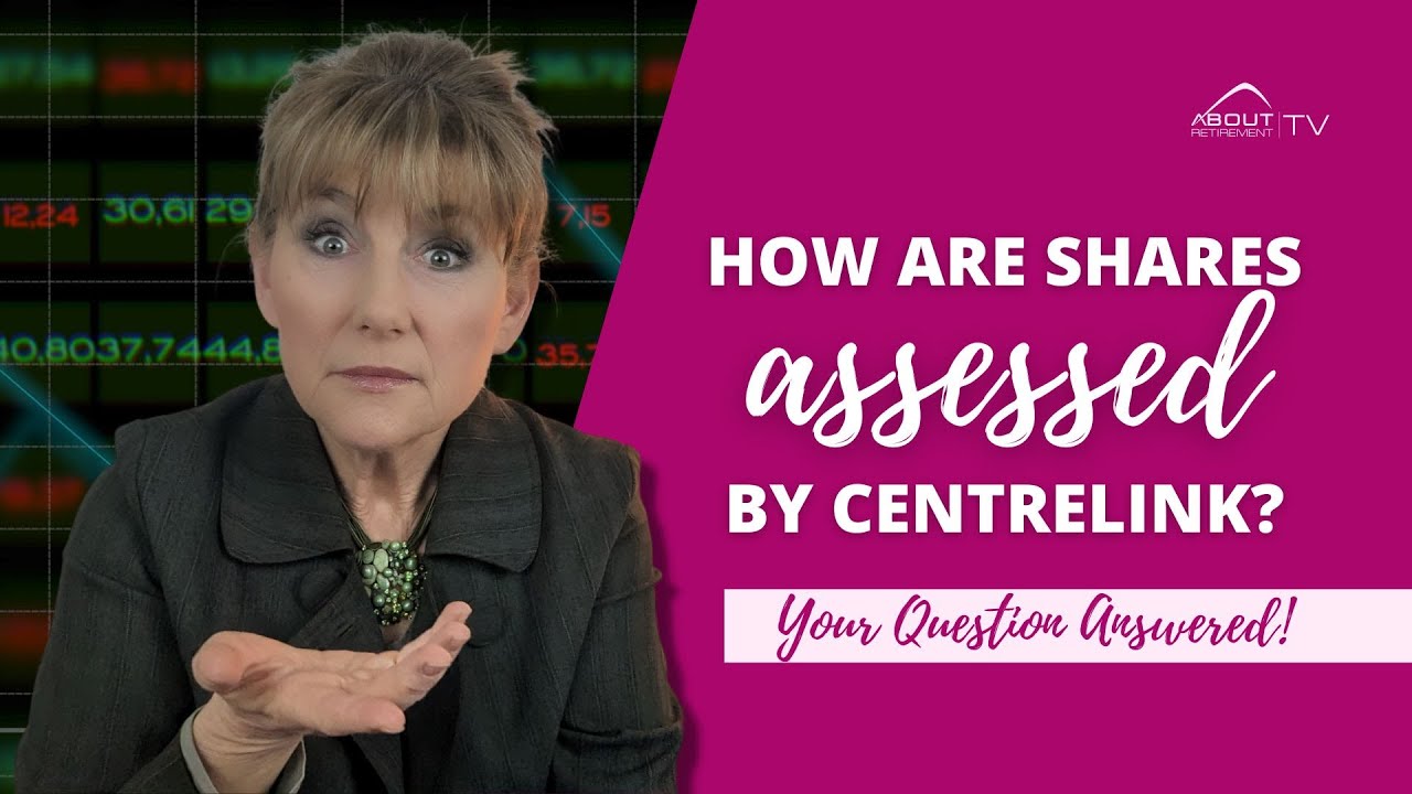 How are shares assessed by Centrelink