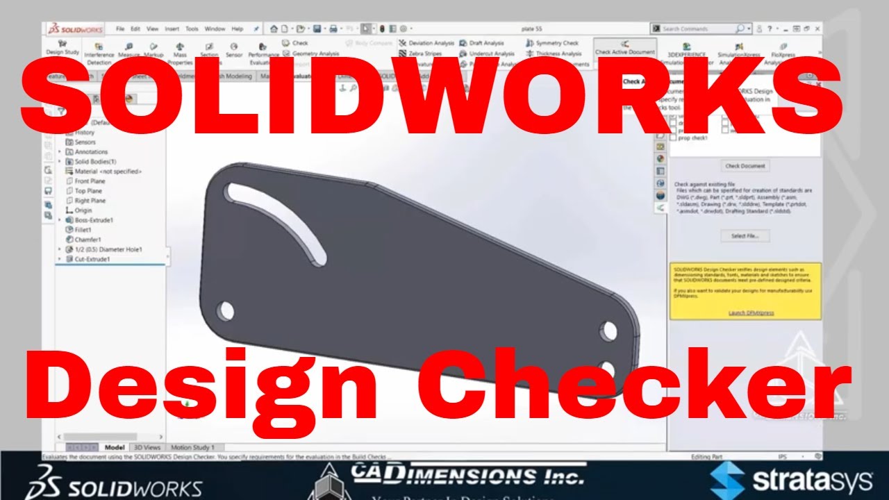 Вебинар: Разоблачение SOLIDWORKS Design Checker