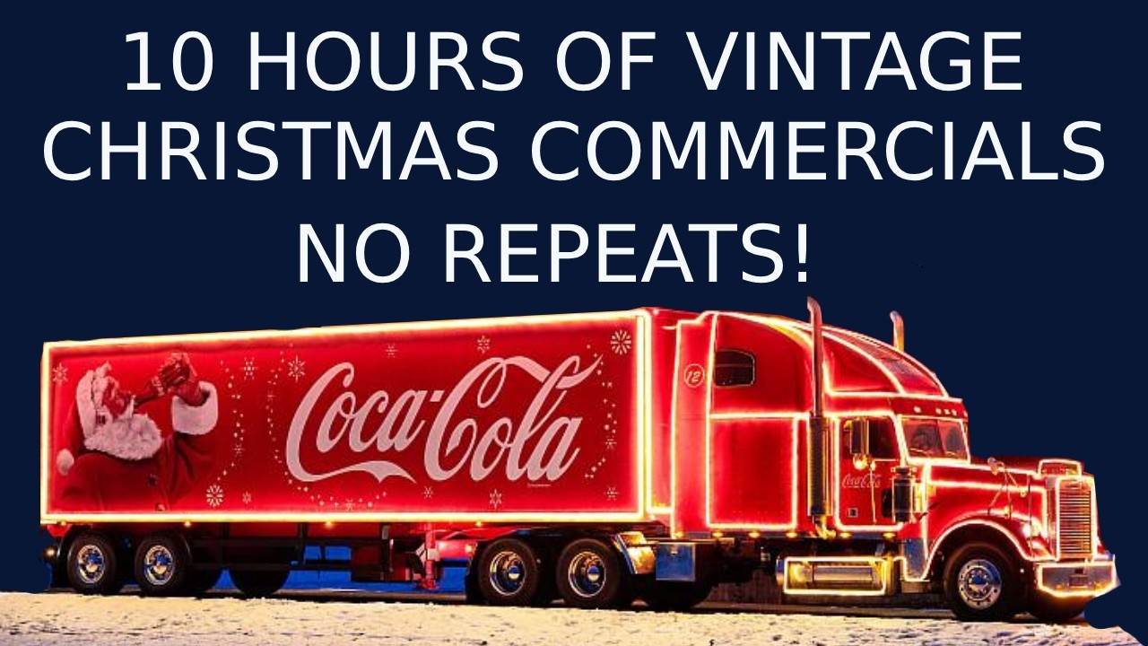 10+ Hours of Vintage Christmas Commercials - 1300 Ads - No Repeats. 1960s through 2000s