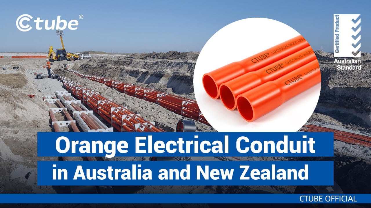 Orange Electrical Conduit in Australia and New Zealand | Ctube