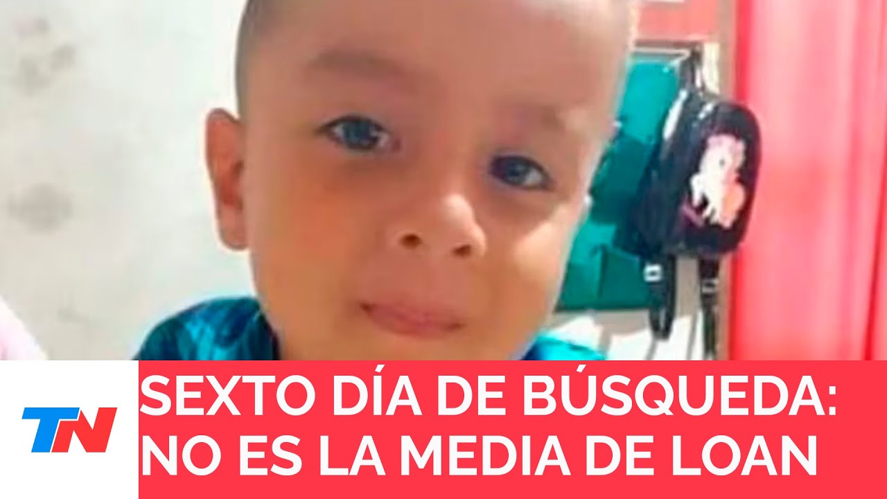 BÚSQUEDA DE LOAN: Confirmaron que la media con sangre no es de Loan