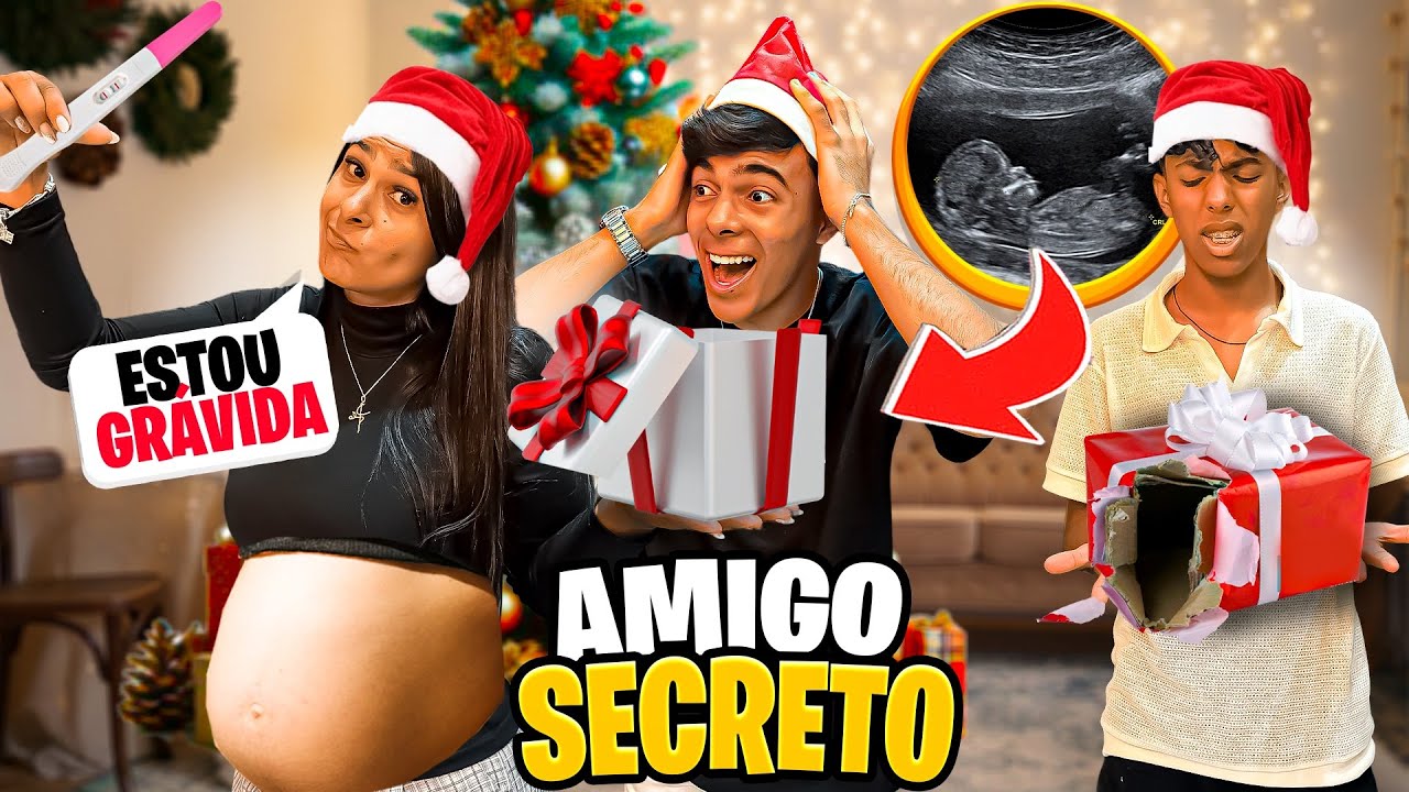 MINHA MÃE REVELOU UM GRANDE SEGREDO NO AMIGO SECRETO!💙😱 *não é mais trolagem