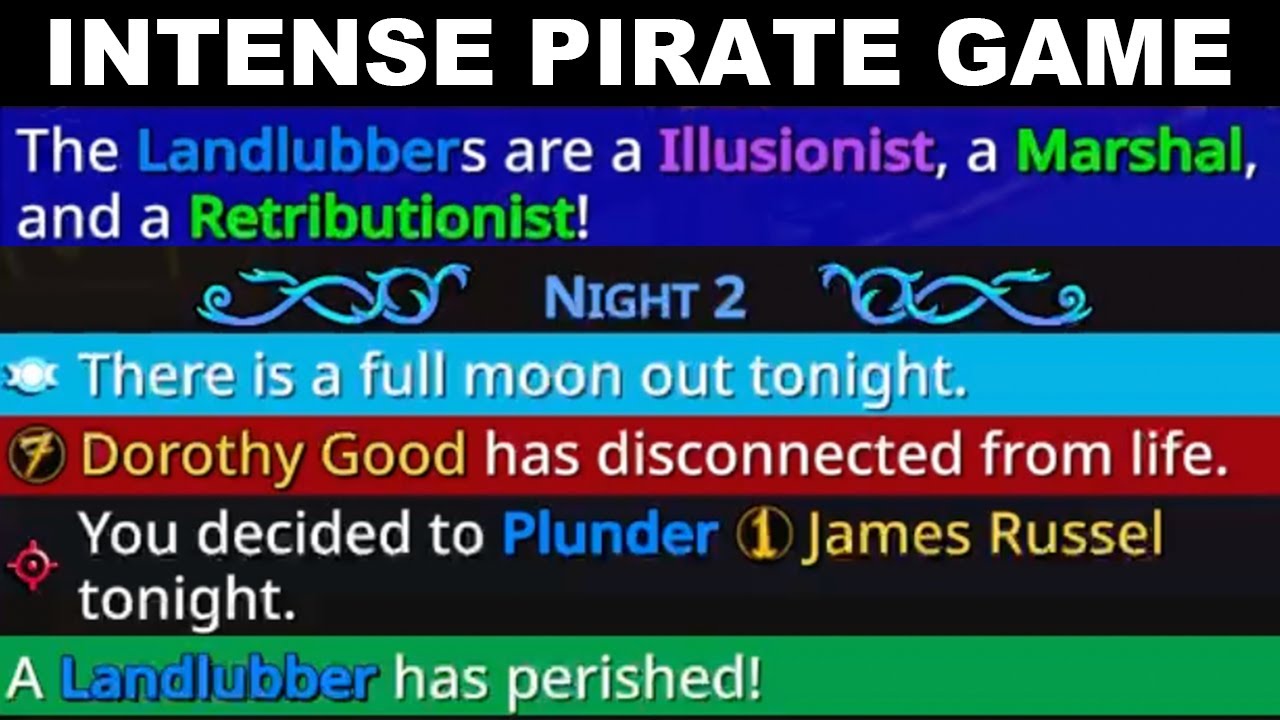 The HARDEST Landlubbers to face as Pirate… (Town of Salem 2)
