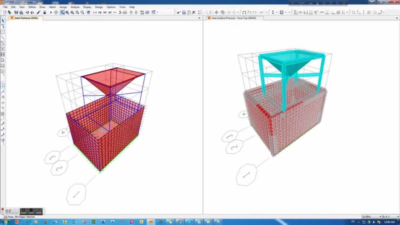Applying Soil & Water pressure (Varying Distributed Triangular Load) on RCC wall in SAP2000
