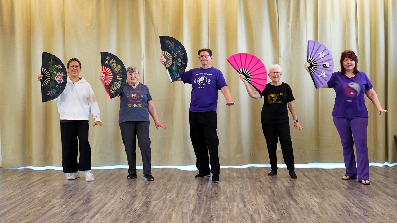 Fan Demo for World Tai Chi & Qigong Day