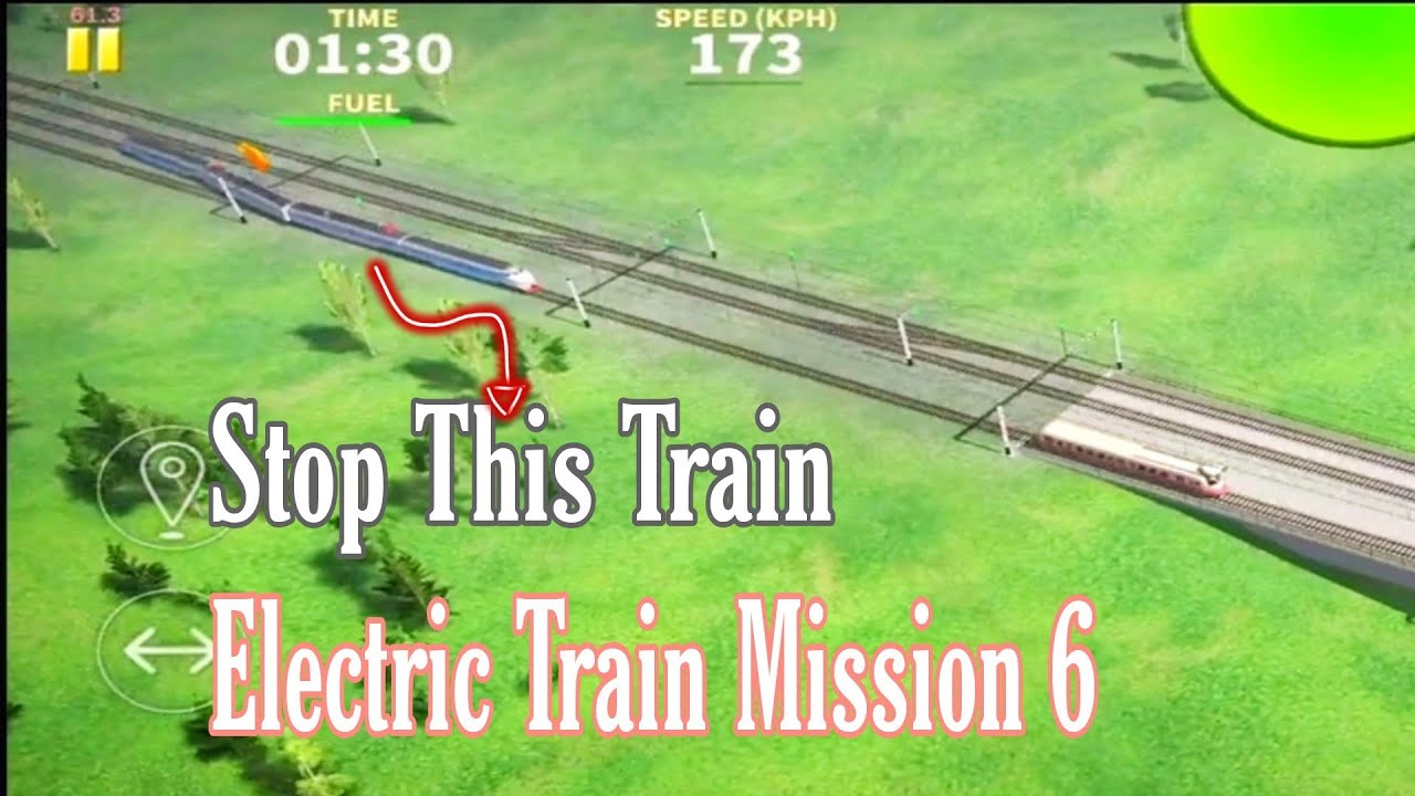 Electric Train Mission 6 - Stopping Train With Bracking System - New Version- Explained