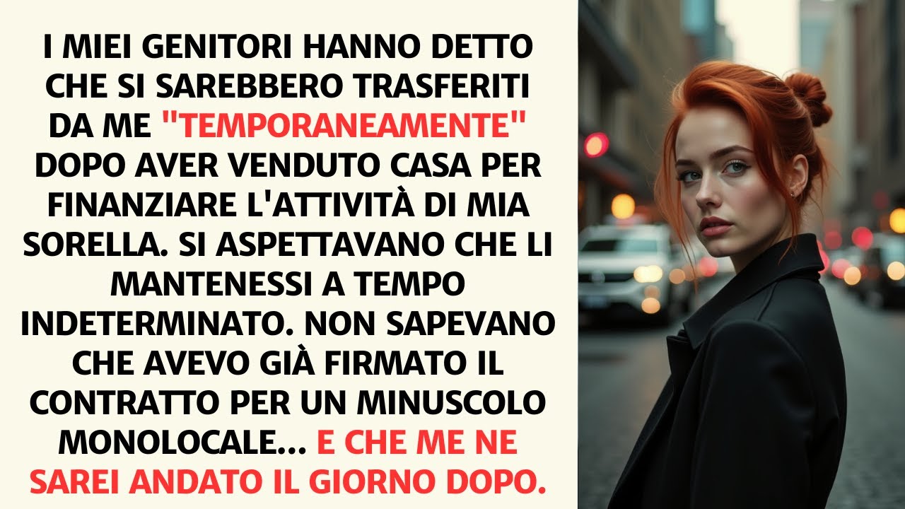 I miei genitori hanno venduto casa per aiutare mia sorella… poi hanno cercato di trasferirsi da me.