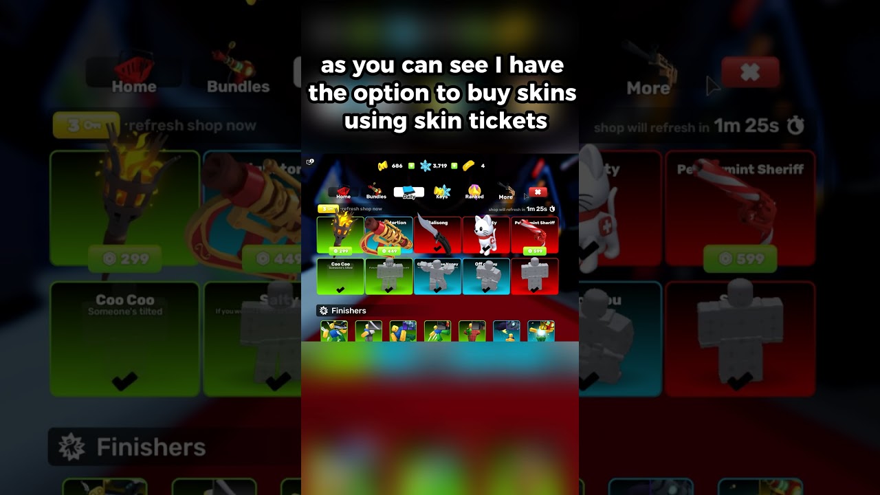 How to Get FREE Skins from the Daily Shop |Roblox Rivals| #gaming #robloxrivals #rivals #roblox