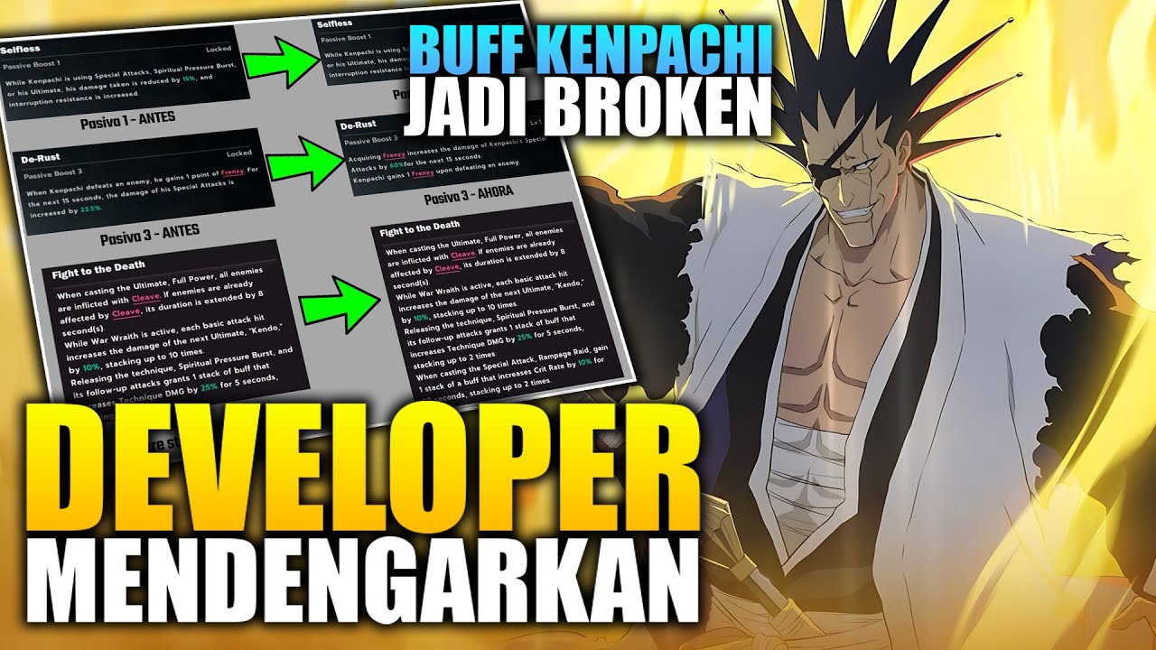 DEVELOPER DENGERIN PLAYERNYA! BENERAN JADI CHAR BROKEN! - Bleach Soul Resonance