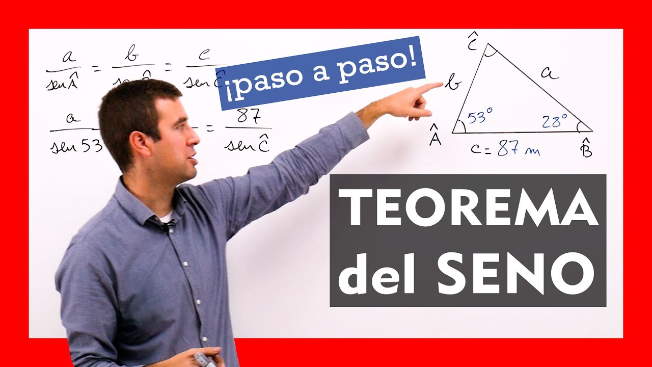 🔺 Teorema del SENO conociendo Dos &Aacute;ngulos y Un Lado ➡️ Resoluci&oacute;n de Tri&aacute;ngulos Oblicu&aacute;ngulos