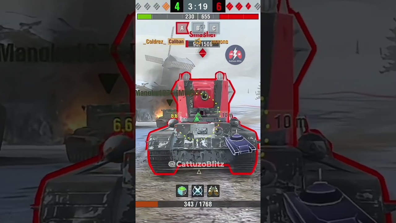 Play Smart Not Hard 🧠😬 | #wotblitz #wotb #shorts #вотблиц #tanksblitz #worldoftanksblitz