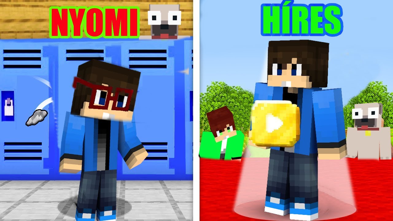 NYOMIBÓL HÍRES LETT DANI AZ ISKOLÁBAN A MINECRAFTBAN!